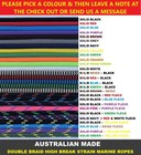 Hand-crafted Recall Training Long Dog Slip Lead Leash Solid Rope Heavy Duty