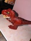 Red T-rex Dinosaur Toy  Electronic Walking Light Up Sound Figure