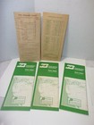 Vintage Southern Pacific Burlington Northern Railway Train Schedule Time Table 
