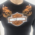 New Harley Davidson Youth M Black Long Sleeve Tee Legendary Toughness