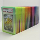 Premium Bumper Guards     Tpu Graded Card Case With Clear Backplate For Psa   More