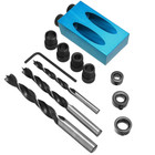 Diy Pocket Hole Jig Kit 850 Easy Drill System Woodworking Screw Drill Heavy Duty