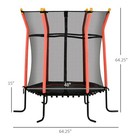 Trampoline For Kids With Net For Indoor outdoor Use  Red