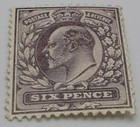 Gb Kevii 6p King Edward Vii Mint Hinged