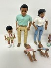 Fisher Price Loving Family Dollhouse 1998 African American Family Mom Dad Babies