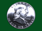 1961-d Franklin Half Dollar Silver 50c Gem-bu     ms    From Roll  Must See Fbl 