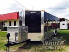 New 2026 8 5 X 24 V-nose Enclosed Cargo Car Hauler Trailer Loaded Race Package 2