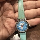 Vintage Snoopy 1958 United Syndicate Mechanical Wind Watch Blue Band For Repair