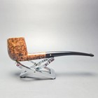 Moonshine Ms13l Dark Smooth Hillbilly Long Stem  Briar Pipe  New