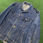 Vintage Lee Trucker Jacket Mens 40 Reg Blue 70s 80s Denim Coat Usa Made