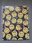 Carlton Cards Vintage Smiley Face Gift Wrap New Yellow Black 2 5 Ft X 1 1 Yards