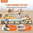 59 x71  Baby Play Mat Kids Crawling Soft Activity Floor Playmat 2 Side