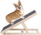 Cat Dog Pet Stair Ramp Adjustable Wooden Steps For Bed Car 100 Lbs Use