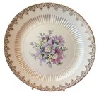 Royal China Dinner Plate Heritage 22 K Gold Filigree Floral Vintage 9 1 4 