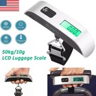 Hanging Weight Luggage Scale 110lb 50kg Portable Travel Lcd Digital