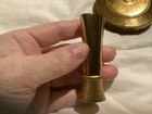 1960   s Vintage Goldtone Avon Stratton Mirrored Compact Plus Lipstick Case 