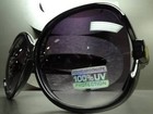 Exaggerated Oversized Vintage 70 s Retro Style Sunglasses Huge Large Black Frame