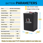 48v 40ah Lithium Iron Phosphate Battery With 50a Bms For 2000w Electric Motor