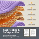 Siinsay Xxx-large Electric Heating Pad 17 X 33 In 6 Heat Settings