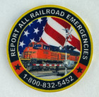 Bnsf Railway Police Special Agent Challenge Coin Railroad Train Double Sided