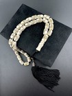 Antique Camel Bone Tasbih Inlaid Copper Rosary Prayer Beads                                   