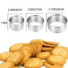 Biscuit Cutters  Round Cookie Cutters stainless Steel Dumpling Cutters cake P   