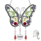 Suncatcher Glass Sun Catcher  Pressed Real Flower Kg-bf02 Butterfly Grandma