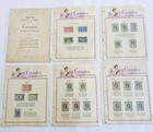1953 White Ace Lot Coronation Queen Elizabeth Ii Gb Stamp Collection