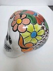 Mexican Folk Art Day Of The Dead Dia Delos Muertos Painted Ceramic Sugar Skull 2