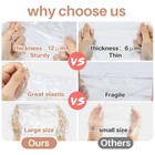 Disposable Shower Caps Plastic Clear Hair Cap Large Thick Waterproof Bath Caps