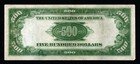 Better Light Green Seal New York 1934  500 Federal Reserve Note 