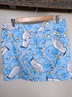 Loudmouth Ladies Skort Size 10 Golf Skirt Martini Olive Cocktail Shaker Mini