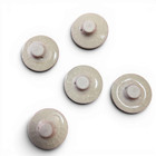 Satsuma Buttons Set Of 5 Black Sharkskin Pattern Porcelain 20mm W box Japan  002