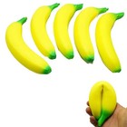 Anti-stress Squishy Banana Toys Slow Rising Jumbo Squishy Fruit Squeeze Toy Fun 