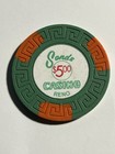 -vintage Nevada-  sands Casino   5 Chip Reno Nevada 1980s