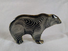 Abraham Palatnik Vintage Mid Century Modern Lucite Grizzly Bear Sculpture Figure