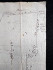 1788 Land Survey Handwritten Map For Samuel Moutton Of Scarborough Maine
