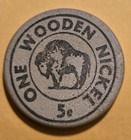 Buffalo Iowa 150th Anniversary 1983 Wooden Nickel M21