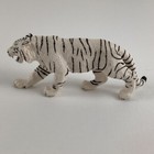 Safari White Bengal Tiger Pvc 6  Figure Wildlife Stripes Jungle Cat Vintage Toy