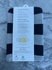 Burt   s Bees Super Soft 100  Organic Cotton Fitted Crib Sheet  Navy grey