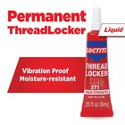 Loctite Threadlocker Red 271 Permanent Adhesive Medium Strength 0 2 Oz  3 Pack 