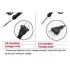7 In 1 Soldering Iron Electric Welding Gun Tool Kit Adjust Temperature Solder Us