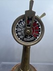 Vintage Brass Nautical Ship Engine Room Telegraph Nautical Wood Base 6    Decor