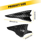 Universal 10pcs Shark Diffuser Fin Vortex Generator Car Wing Roof Spoiler Bumper