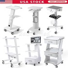 3-layer Dental Lab Trolley Mobile Medical Cart  multi-function Trolley Cart