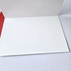Vintage Christmas Card Blank Santa In Sleigh With Toys Hallmark
