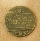 Original Token Medal - German Graf Zeppelin Visits Montevideo  Uruguay In 1934
