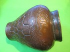 Antique Hand Made Maybe Asian Chinese Japanese Copper Brass Vase Almost 6 Inch