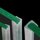 F h-shape Silica Gel Shower Screen Seal Strip For 5 6 8 10 12mm Glass Bath Door