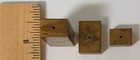 Vintage Brass Balance Scale Weights 500 1000 Tara     Adjustable Block Weights 